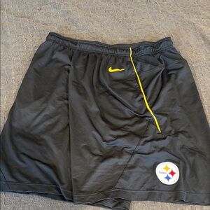 Nike Pittsburgh Steelers on field shorts